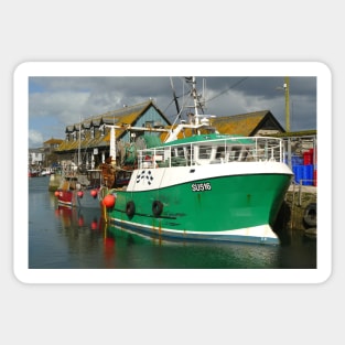 Mevagissey Harbour, Cornwall Sticker